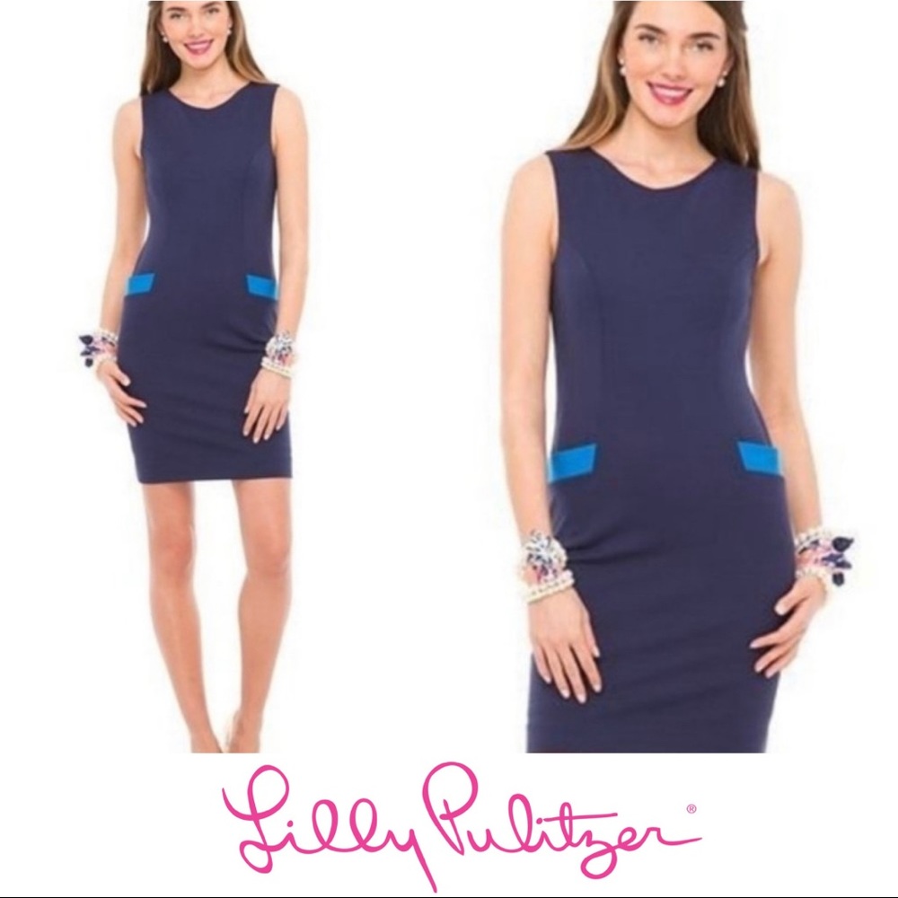 Navy Blue Lilly Pulitzer Dress